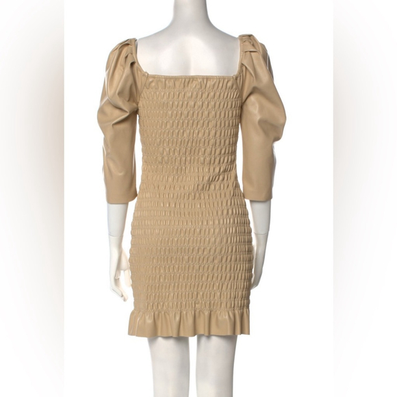 SAYLOR Beige Textured Mini Dress - Picture 10 of 14